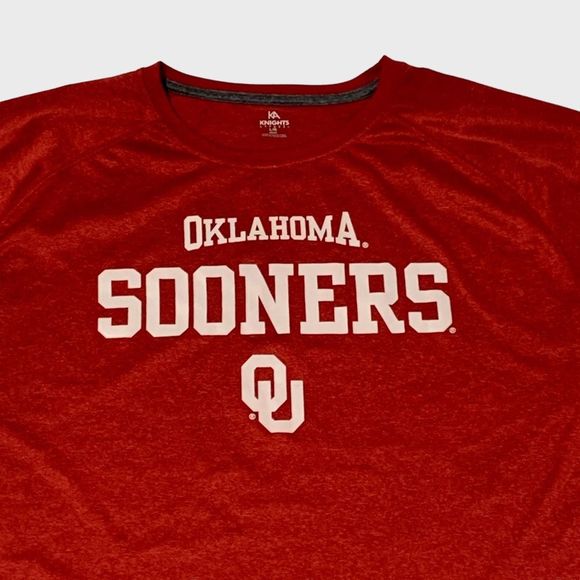 Oklahoma Sooners Shirt Red Mens Large OU Sooners Athletic - Picture 2 of 8